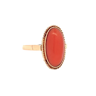 Red coral ring
