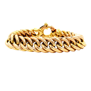 Wide link bracelet