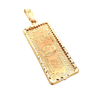 $100 gold charm
