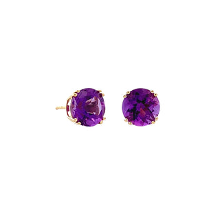 Amethyst studs