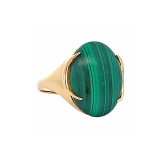 Malachite ring