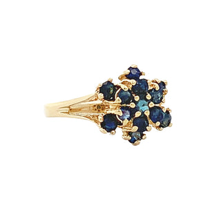 Sapphire star ring