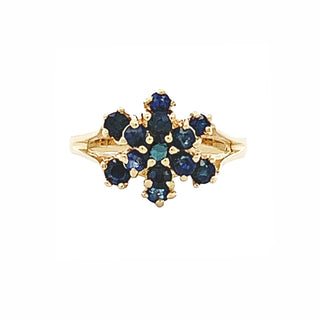 Sapphire star ring