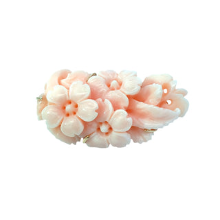 Coral brooch