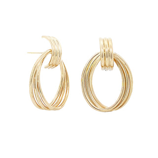 Doorknocker earrings