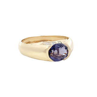 Iolite ring