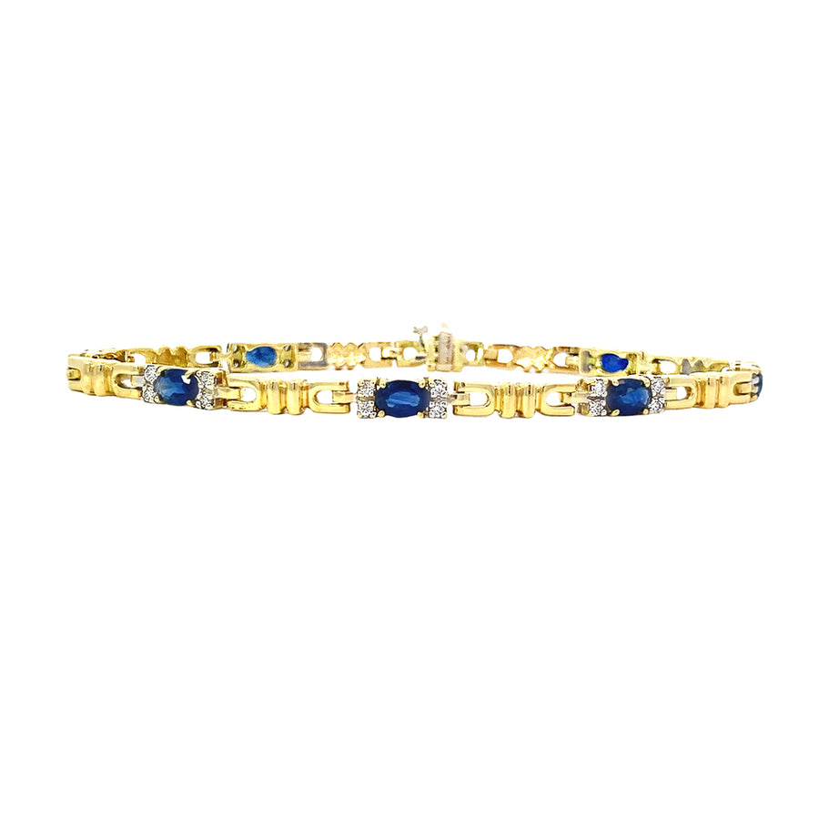 Vintage sapphire bracelet from Braunschweiger Jewelers