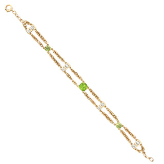 Peridot bracelet