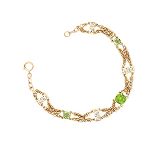 Peridot bracelet