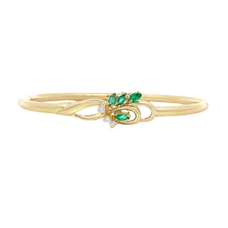 Emerald bangle