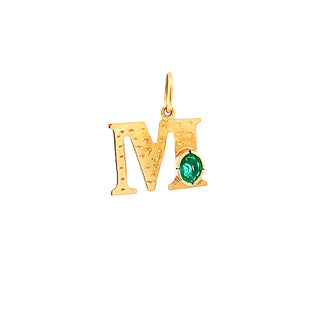 "M" charm