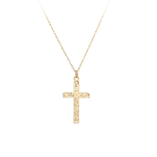Engraved cross
