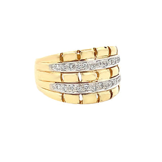 18k Wide ring