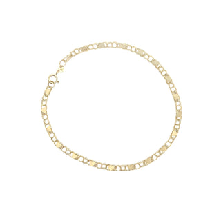 Heart link bracelet