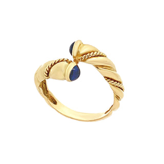 18k Bypass ring