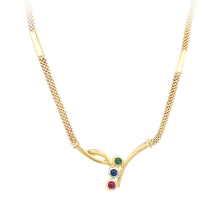 Gemstone necklace