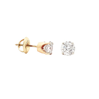 1.25ct diamond studs