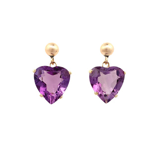 Amethyst hearts