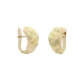 Diamond-cut hoops