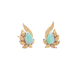Opal earrings