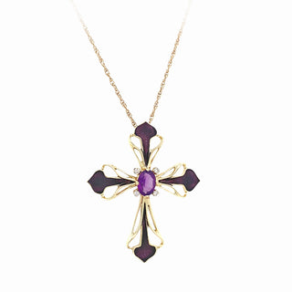 Purple cross