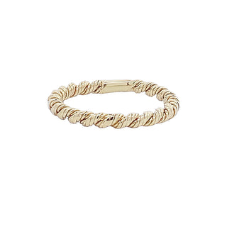 Vintage gold rope band