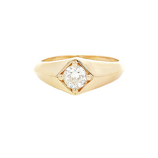 NARROW VINTAGE 1/2CT SOLITAIRE