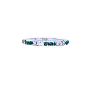 Narrow emerald band