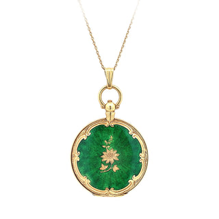 Vintage green locket