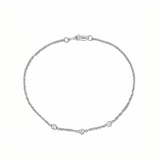 14KW DIAMONDS-BY-YARD BRACELET