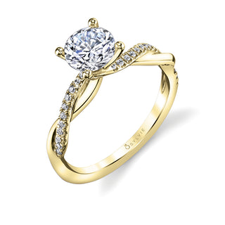 Twist Engagement Ring