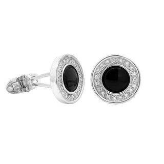 Vintage onyx cuff links