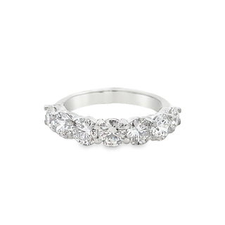 PLATINUM 7-STONE 2.17CT SHARED