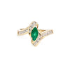 VINTAGE MARQUISE EMERALD RING