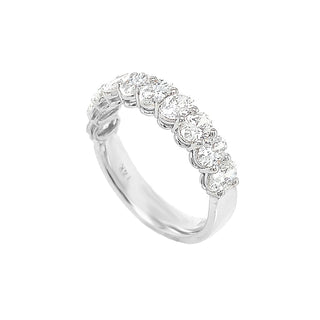 14KW 1.65CT OVAL DIAMOND BAND