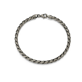 Mens silver chain bracelet