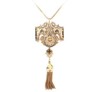 Victprian tassel pendant