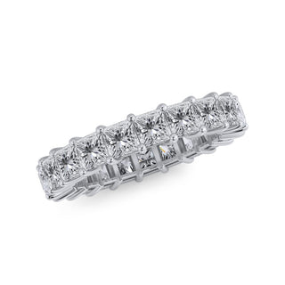 Princess Cut Gallery Eternity Ring