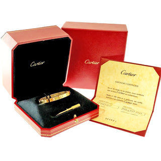 18KY GOLD CARTIER "LOVE" BANGL