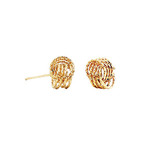 Vintage wire knot studs