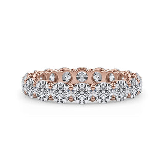 Round Brilliant Cut Gallery Eternity Band