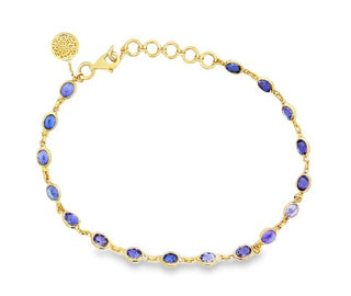 Oval Tanzanites Bracelet