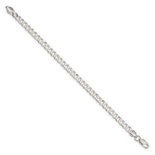 SS 8" 5.75MM FLAT CURB LINK BR