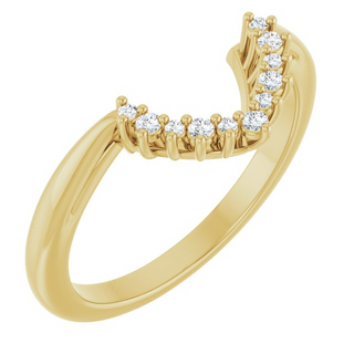 Curved Diamond Band
