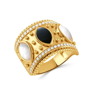 Doves 3-Stone Ring