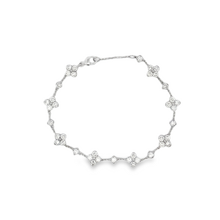 Diamond Flower Bracelet