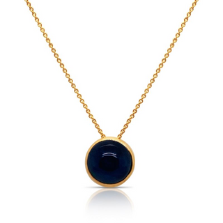 Sapphire Solitaire Necklace