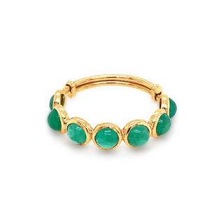 Emerald 7-Stone Round Ring