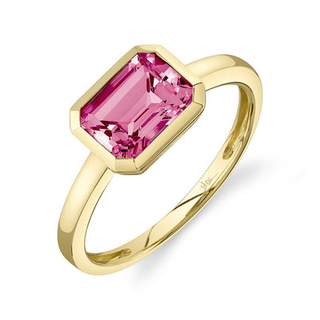 Pink Topaz Ring