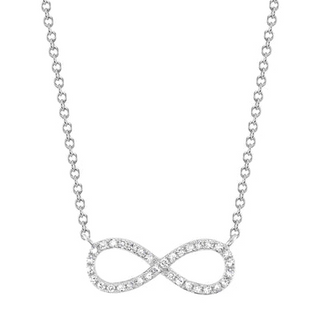 Diamond Infinity Necklace